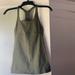 Lululemon Athletica Tops | Dark Green Size 4 Lulu Lemon Workout Tank Top | Color: Green | Size: 4