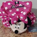 Disney Accessories | Disney Minnie Mouse Kids Backpack | Color: Pink/White | Size: Osg