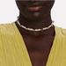 Anthropologie Jewelry | Dannijo Hazel Pearl Choker | Color: Gold/Pink | Size: Os