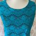 Jessica Simpson Dresses | Jessica Simpson Lacey Sheath Dress 10 | Color: Blue/Green | Size: 10