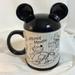 Disney Dining | Disney Sketchbook Mickey Mouse Covered Mug | Color: White | Size: 6 1/2” X 4”