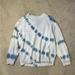 American Eagle Outfitters Tops | Blue And White Tie-Dye Sweatshirt From American Eagle | Color: Blue/White | Size: Xs