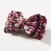 Anthropologie Accessories | Floral Pleated Bow Barrette | Color: Pink/Purple | Size: Os