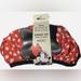 Disney Bath & Body | Disney X Mad Beauty Polka Dot Minnie Mouse Bow Reusable Dual Layer Shower Cap | Color: Black/Red | Size: Os