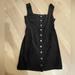 Urban Outfitters Dresses | Corduroy Black Button Up Dress | Color: Black | Size: 4