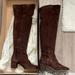 J. Crew Shoes | J. Crew Suede Over The Knee Boots | Color: Brown | Size: 5