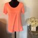 Nike Tops | Nike Short Sleeve Orange Casual T-Shirt M | Color: Orange | Size: M