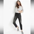 Madewell Jeans | Madewell The “Momjean” Dark Wash Mom Denim Jeans Size 26 High Waist | Color: Black | Size: 26