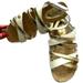 Michael Kors Shoes | Michael Michael Kors Chantria Sandals, Girls Size 3 / Women’s Size 5. | Color: Gold/White | Size: 3g
