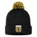 Men's Fanatics Branded Black Boston Bruins 2023 NHL Draft Cuffed Knit Hat with Pom