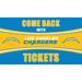 Los Angeles Chargers 28" x 16" Come Back With Tickets Door Mat