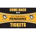 Pittsburgh Penguins 28" x 16" Come Back With Tickets Door Mat