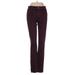 J Brand Jeggings - Low Rise Boot Cut Boot Cut: Burgundy Bottoms - Women's Size 26 - Colored Wash