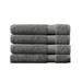 Delara 100% Organic Cotton Luxuriously Plush Bath Sheet GOTS & OEKO-TEX Certified Terry Cloth/100% Cotton in Gray | Wayfair DEL4PACKBSDARKGREY