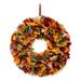 The Holiday Aisle® 19.25"D Fall Multi Color Felt Wreath | 19.25 H x 19.25 W x 4 D in | Wayfair 4E13939AE1C54C9B9069D5D079DCFD40