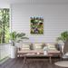 August Grove® Arshawn Medana Gabbard 'Sam & Libby' Outdoor Canvas All-Weather Canvas, Wood in White/Black | 47 H x 35 W x 1.5 D in | Wayfair