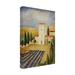 Red Barrel Studio® Pablo Esteban 'Tuscan Farm 1' Outdoor Canvas All-Weather Canvas, Wood | 19 H x 12 W x 1.5 D in | Wayfair