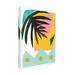 Bay Isle Home™ Milania Renee W. Stramel 'South Beach Palm II' Outdoor Canvas Metal | 32 H x 24 W x 1.5 D in | Wayfair