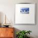 August Grove® Snow Barn Vipremium Framed Print Paper in Blue/Brown/White | 1.25 D in | Wayfair 889C0B716FC54EFABDF7C5F840354A54
