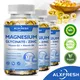 Supplément de Glycinate de Magnésium 500mg avec du Zinc Vitamine D3 Dieux Support à Haute