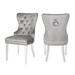 Erica Stainless Steel Legs Chair Finish with Velvet Fabric - 2 Chair per Box