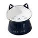 Cat Bowl Feeder Elevated Cat Bowls dish Adorable Pattern Small Dogs Raised Cat Food Bowl ceramic ceramic Elevated Cat Feeder Bowls Anti Slip Pet Cat Dishes Anti Skid Feeder 11.5cmx8cm