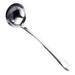 Hadanceo Soup Ladle Colander Spoon High Temperature Resistant Long Handle Stainless Steel Hanging Hot Pot Scoop for Kitchen Soup Ladle