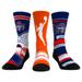 Unisex Rock Em Socks Washington Mystics Three-Pack Crew Sock Set