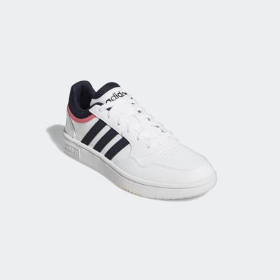 Sneaker ADIDAS SPORTSWEAR "HOOPS 3.0", Gr. 36, weiß (cloud weiß, legend ink, wonder weiß), Synthetik, Textil, sportlich,