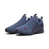 Laufschuh PUMA "Axelion Refresh Laufschuhe Herren", Gr. 44.5, bunt (navy inky blau schwarz jasper rot), Obermaterial: Synthetik; Futter: Textil; Laufsohle: Gummi, Schuhe