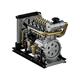 FAROX TECHING L4 Diesel Engine Model Kit that Works, 1: 10 Mini 4 Cylinder Engine OHV Inline Full Metal Engine Model Kit with Cooling System, Adults Metal Mechanical Engine Educational Toys Gifts