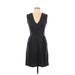 ADAM by Adam Lippes Casual Dress - Party V Neck Sleeveless: Black Dresses - Women's Size 6