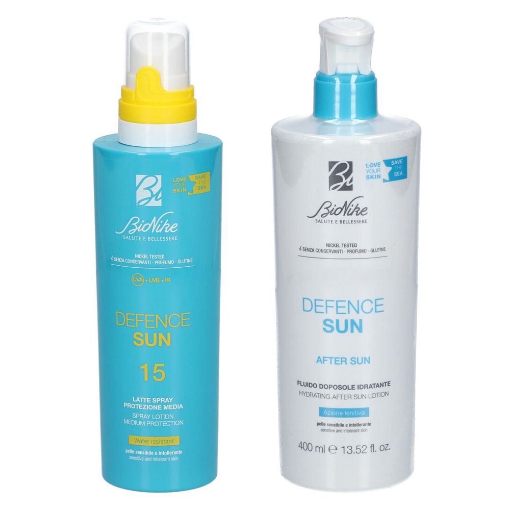 Defence Sun Doposole Idrat + Latte Spr 15 200Ml 200+400 ml Set