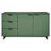 "Granville 55.07"" Modern Sideboard with 3 Full Extension Drawers in Sage Green - Manhattan Comfort SB-5003"