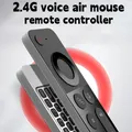 Télécommande infrarouge sans fil W3 2.4G contrôleur vocal Air Mouse avec récepteur USB