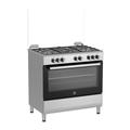 Cuisiniere La Germania sel9mx - 5 feux gaz - four électrique - multifonction - Inox