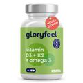 gloryfeel® Vitamin D3 5.000 I.e. K2 & Omega 3 Kapseln 90 St