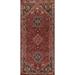 Vegetable Dye Shiraz Persian Vintage Runner Rug Handmade Wool Carpet - 3'6"x 8'11"