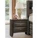 Transitional, Contemporary Style GLIDE Center Metal Nightstand with Drawers for Bedroooms and Livingrooms and Other Scenses