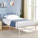 VECELO, Bed Frame with Headboard & Metal Slat,Easy Set up- Twin/Full/QueenSize Bed