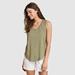 Eddie Bauer Women's Mountain Town Scoop Neck Tank - Green - Size XS