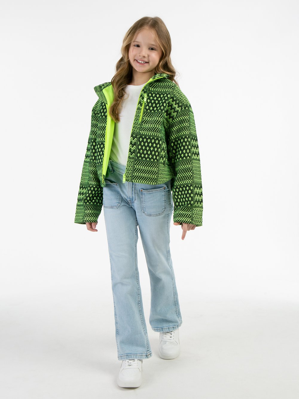 MyMo Blouson Mädchen grün, 128 Image