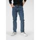 Gerade Jeans WRANGLER "Texas" Gr. 38, Länge 30, grau (stone, wash) Herren Jeans Regular Fit