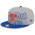 "Men's New Era Gray/Blue York Knicks 2023 NBA Draft Two-Tone 59FIFTY Fitted Hat"