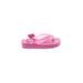 Havaianas Sandals: Slip-on Platform Casual Pink Print Shoes - Kids Girl's Size 19