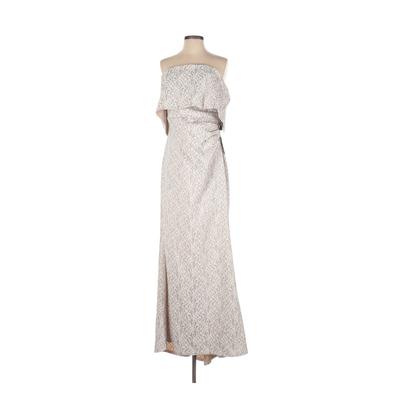 Vince Camuto Cocktail Dress - Formal: Tan Dresses - New - Women's Size 10