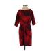 Ali Ro Casual Dress - Popover: Red Jacquard Dresses - Women's Size 2