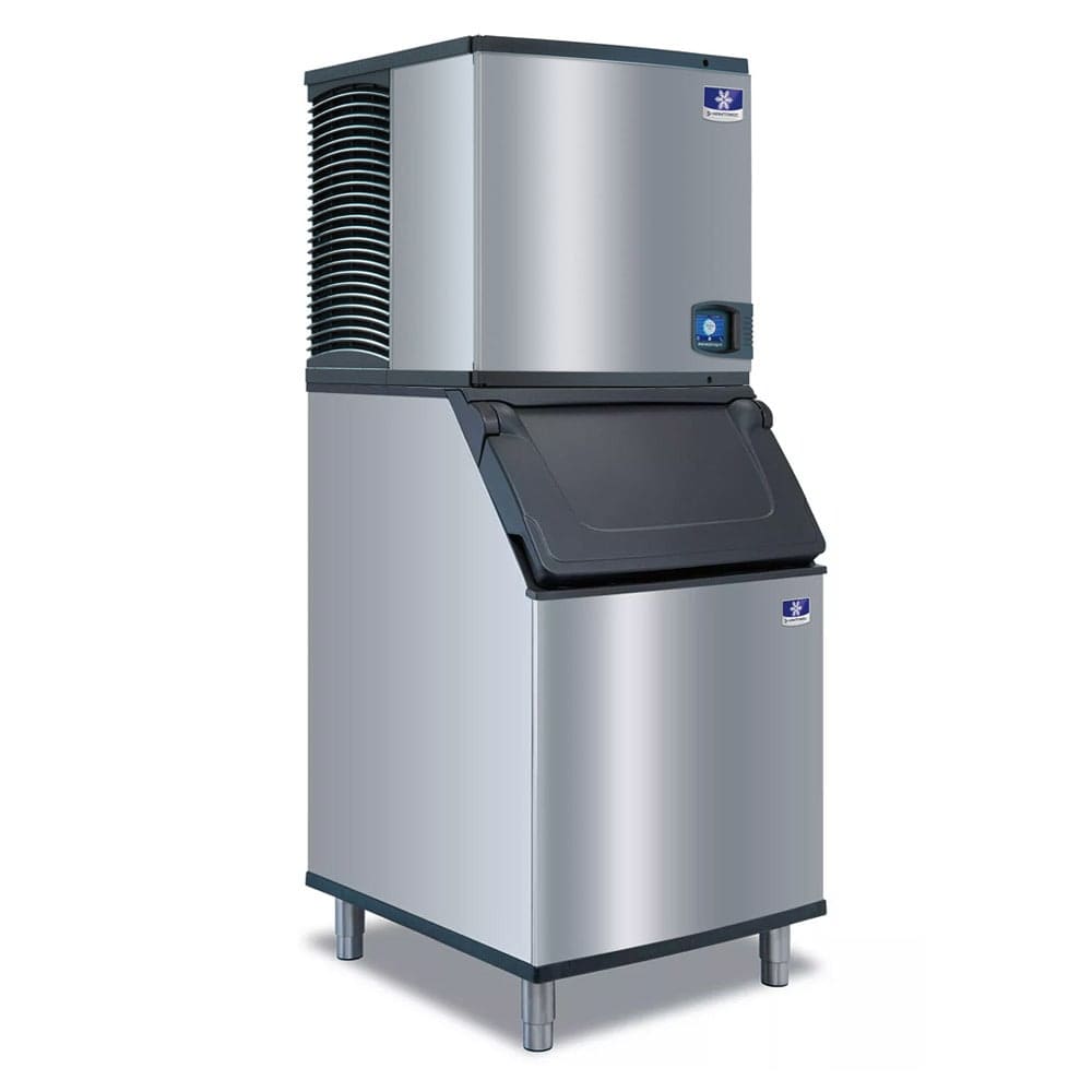 Manitowoc IYT0500W/D570 535 lb Indigo NXT Half Cube Commercial Ice Machine w/ Bin - 532 lb Storage, Water Cooled, 115v | Manitowoc Ice