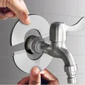 Bathroom Accessories Stainless Steel Self Adhesive Water Pipe Wall Cover 1 Piece Set Shower Faucet