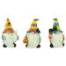 Set of 3 Halloween Gnomes Decoration 6"